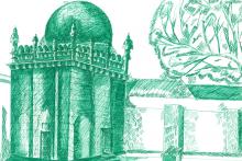 Green Stone Mosque   M. Dhaarani Priya   Class VII-A   VVW
